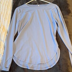 Light Blue Long Sleeve Top